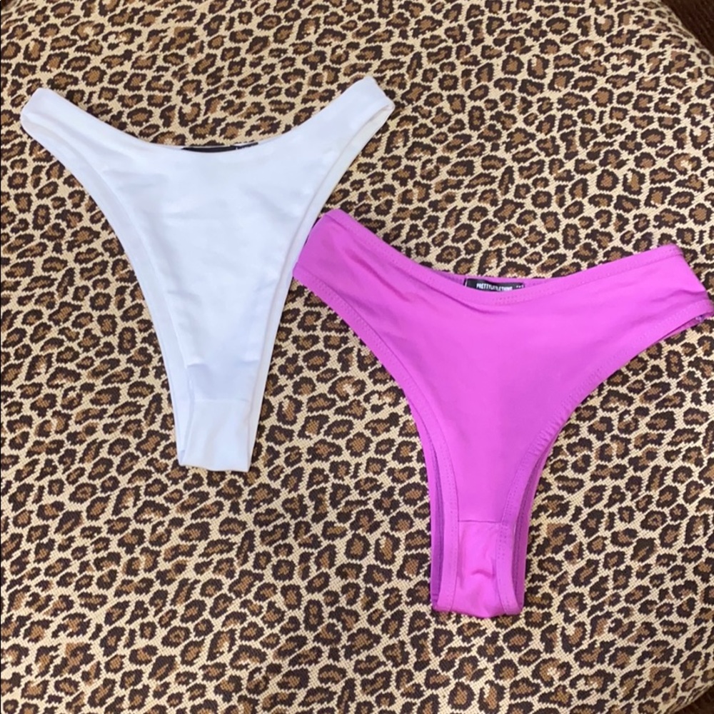 Pretty little thing bikini bottoms size 0